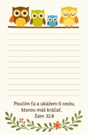 Poznámkový blok – formát A6, 40 listov – Poučím ťa…