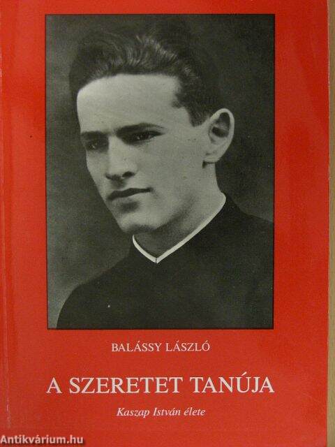 A szeretet tanúja Kaszap István élete - antikvár