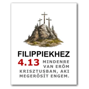 Kulcstartó - Mindenre van erőm...
