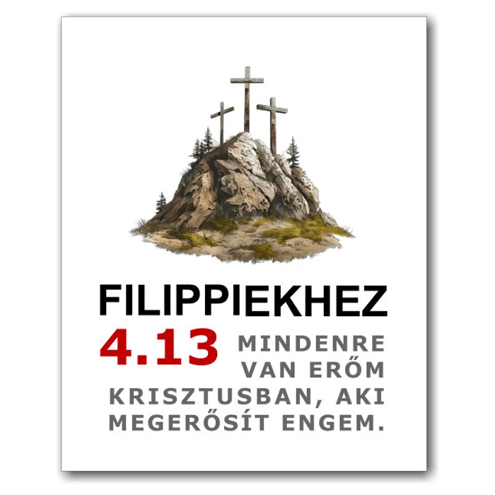 Kulcstartó - Mindenre van erőm...