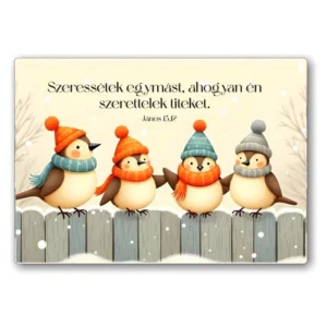 Hűtőmágnes - Szeressétek egymást...