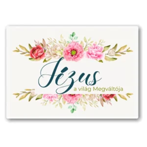 Hűtőmágnes - Jézus a világ Megváltója