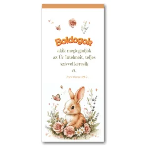 Mágneses könyvjelző - Boldogok akik megfogadják...
