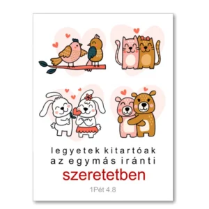 Kulcstartó - Legyetek kitartóak...