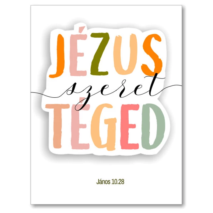 Kulcstartó - Jézus szeret téged