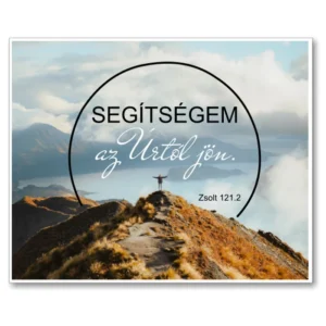 Kulcstartó - Segítségem az Úrtól jön.